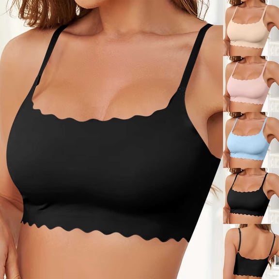 Vetsdori Everyday Bras for Women Soft No Padding,Lightweight Womens Bras