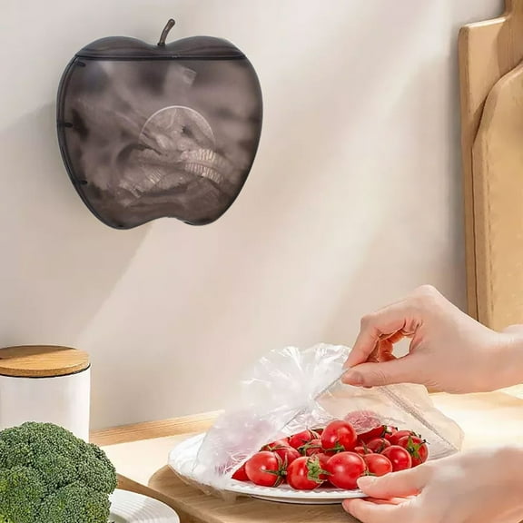 Home Textile Storage,Disposable Clingfilm Storage Box Plastic Wrap Storage Box With Lid Wall Mounted Food Cling Film Container