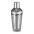 thumbnail image 1 of Visol VAC377 Soiree Recipe Glass Cocktail Shaker - 12 oz, 1 of 3