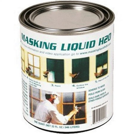 80-400-4 Masking Liquid H2o Quart Clear