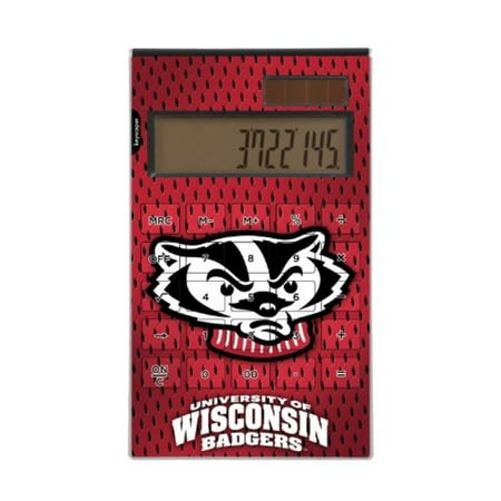 Wisconsin Badgers Desktop Calculator NCAA