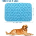 thumbnail image 4 of Extra Large Dog Cooling Mat,39.4''*27.6'' Washable Cooling Pet Pad, XL Portable Kennel Puppy Bed for Summer,Non Slip Sleeping Blanket Pet Pads,Washable Non-Toxic Mats 100 * 70cm, 4 of 7