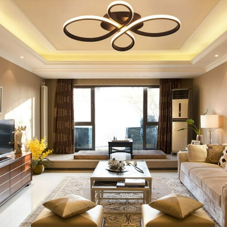 

Modern LED Chandelier Light For Living Room Bedroom Indoor Aluminum Ceiling Lamp