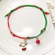thumbnail image 3 of Pulseras para mujer, regalos para mujer 2020, nueva pulsera tejida a mano con copos de nieve y árbol de Papá Noel, regalo festivo, joyería, pulsera de aleación., 3 of 3