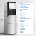 thumbnail image 3 of Joreek 3-in-1 Vertical Water Dispenser with Ice Maker, 12 Bullet Ice Cubes, Hot/Cold Electric Ice Dispenser for Home, Office, Cafe, 3 of 8