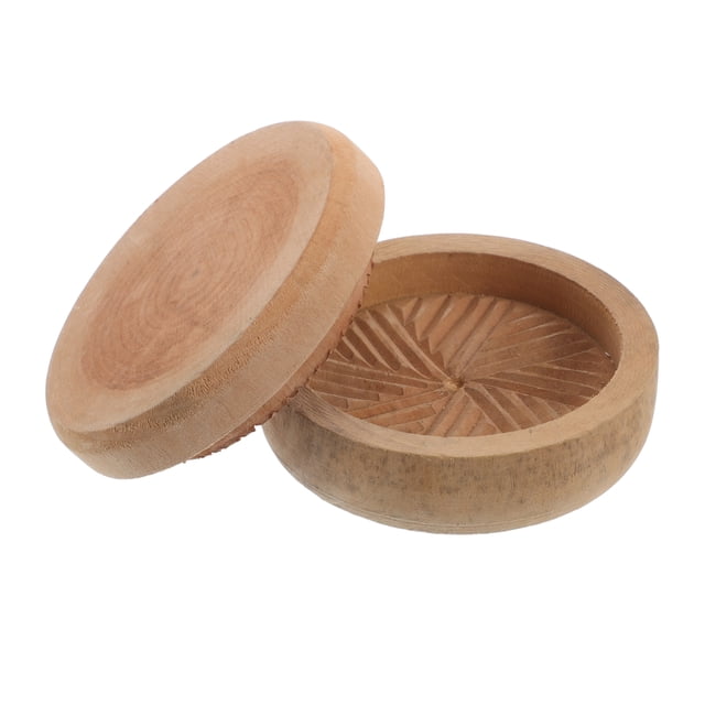 Miangastore Wooden Manual Wheat Mill Grinder For Home Handheld Kitchen Multifunctional Grain Grinder Peeling Tray For Rice And Wheats