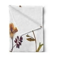 thumbnail image 2 of Flower Soft Flannel Fleece Throw Blanket, Book Dried Flowers Lilacs Daisies Tulips Leaves Garden Plants Buds Art Print, Cozy Plush for Indoor and Outdoor Use, 50" x 60", Multicolor, by Ambesonne, 2 of 5