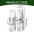 thumbnail image 3 of Clearance Securing clip under $7,90/180 Door Lock 1PC Door Lock Sliding Door Lock Small Door Lock Hardware Barn Garden Bathroom Cabinet 1PC, 3 of 9