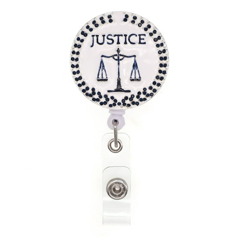 Justice Scale Badge Reel
