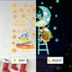 thumbnail image 1 of Herunwer Merry Christmas Static Cling Window Stickers - Day & Night Glow, HD Printing, Reusable Holiday Decals for Home Glass Door Window Sticker, 1 of 6