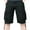 Black, variant on Mens Casual Cargo Shorts with Multiple Pockets for Bike Riding and Leisure Gray M