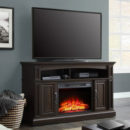 Whalen 55in Media Fireplace for TVs up to 60" Warm Ash ...