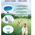 thumbnail image 4 of Dog Cat Grooming Kit, Pet Shedding Brush Dematting Rake Flea Comb Nail Clipper Set for Long Short Hair Puppy Kitten Home Use, Blue 6 Kits, 4 of 6