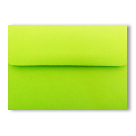 Wedding Shower Invitation Cards - Shipped Free 25 Boxed Lime Green A2 (4-3/8 X 5-3/4) Envelopes for 4-1/8 X 5-1/2 Response Enclosure Invitation Announcement Wedding Shower Communion Christening Cards By Envelopegallery