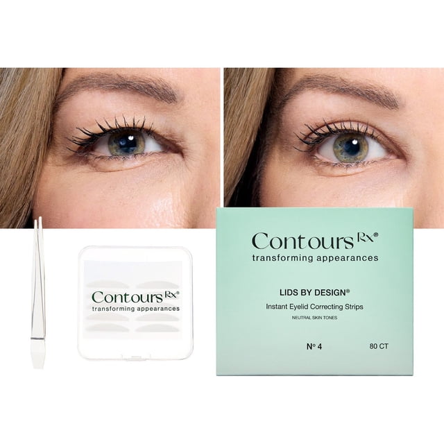 Lids By Design Bandes de Paupière Cosmétiques, (4 mm) 80 Unités