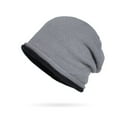 thumbnail image 4 of Niaviben Winter Hats for Women No Brim Hats for Men Hats for Men Warm Ear Protection Knitted Hat Knit Hat Caps for Men Hats for Women Gift Gray One Size, 4 of 4