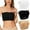 Black, variant on Miqool 3 Packs Strapless Bras for Women, Removable Pads Wireless Push Up Bandeau Tube Top Bra Comfort Seamless Non-Slip Bralettes from Small to Plus Size