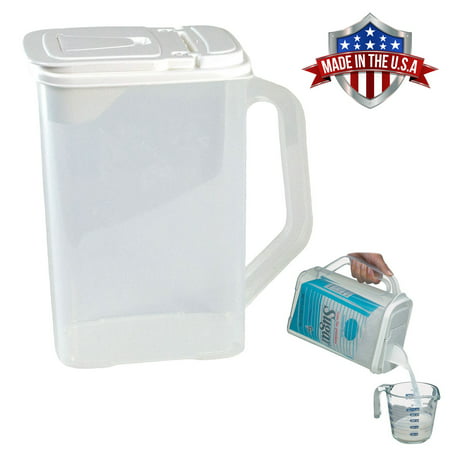 Food Storage Container 4 Qt Flour Sugar Bag-In Keeper Pour n' Store Dispenser with (Best Way To Store Flour And Sugar)