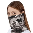 thumbnail image 4 of Camouflage Gray Beanie Skull Cap Lightweight Hip Hop Dwarf Hat Beanie Hat For Women Men, 4 of 7