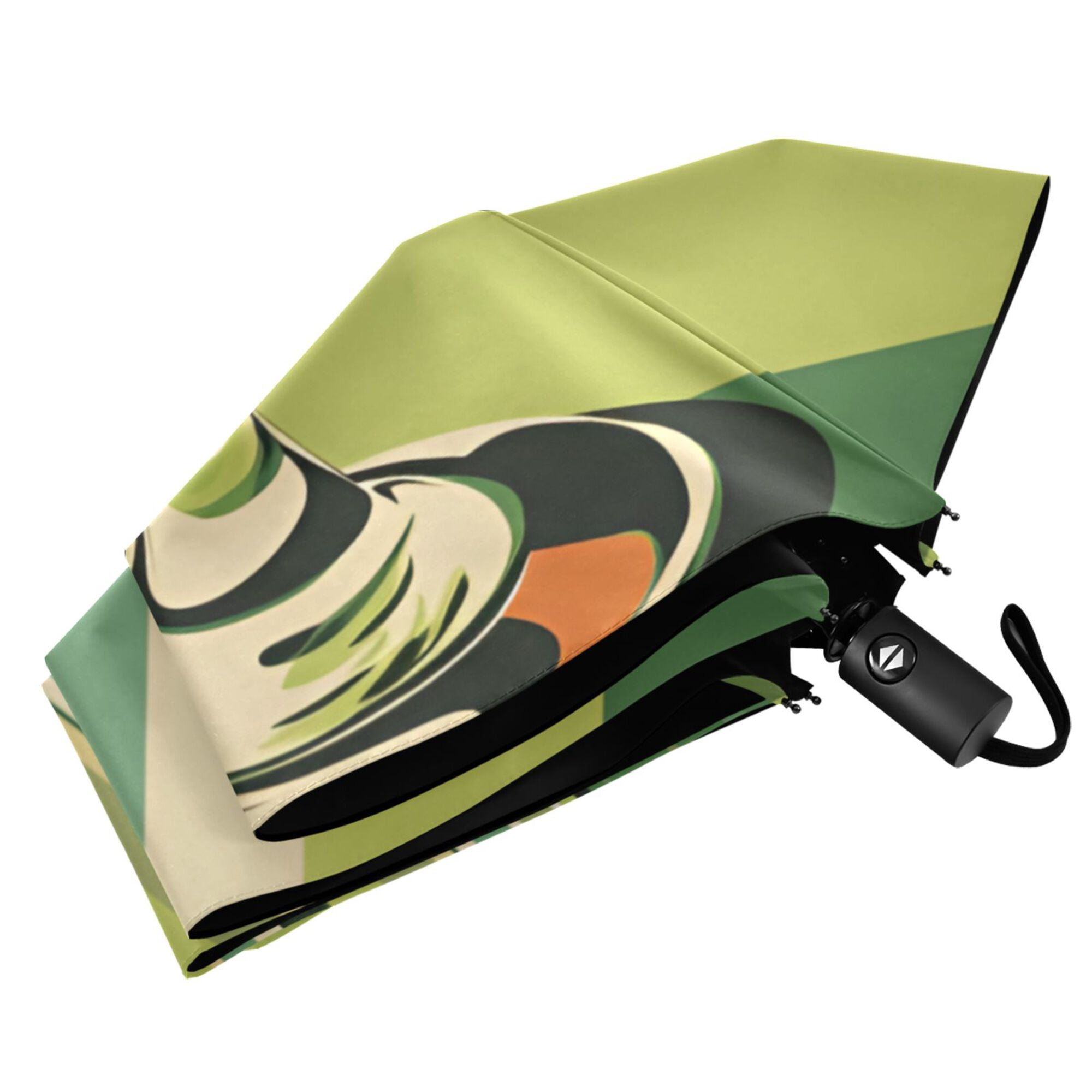 FORMRS Travel Umbrella Folding Auto Open Close Windproof Rain UV Protection, Colorful Martini
