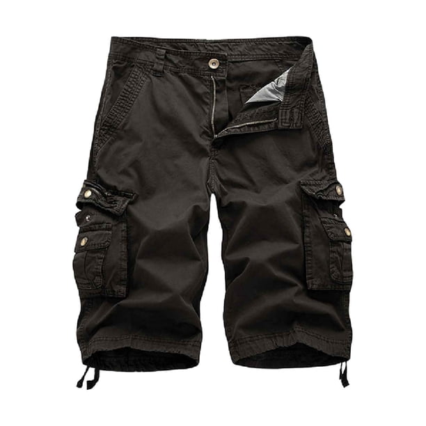 Pantalones cortos cargo informales de estilo mecánico para hombre - Pantalones holgados de 5 puntos, playa/fiesta - Todas las estaciones (S-XXXL)