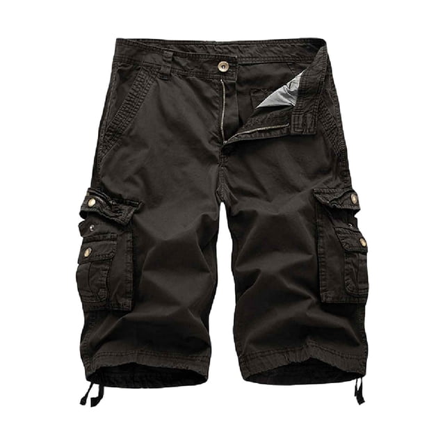 Pantalones cortos cargo informales de estilo mecánico para hombre - Pantalones holgados de 5 puntos, playa/fiesta - Todas las estaciones (S-XXXL)
