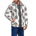 thumbnail image 3 of Zip Up Hoodies for Men - cartoon hourglass Long Sleeve Comfrt Men'S Fashion Hoodies & Sweatshirts, Jackets for Men Hoodies Pullover Clothing Clothes with Pouch, 3 of 5