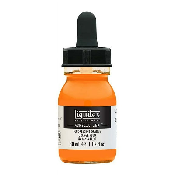 Liquitex Professional Acrylic Ink - 30 ml, Fluorescent Orange