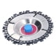 thumbnail image 4 of 4in Chain Disc 22 Teeth Stainless Steel Circular Saw Wheel Angle Grinder Accessories 14000rpmPurple, 4 of 5