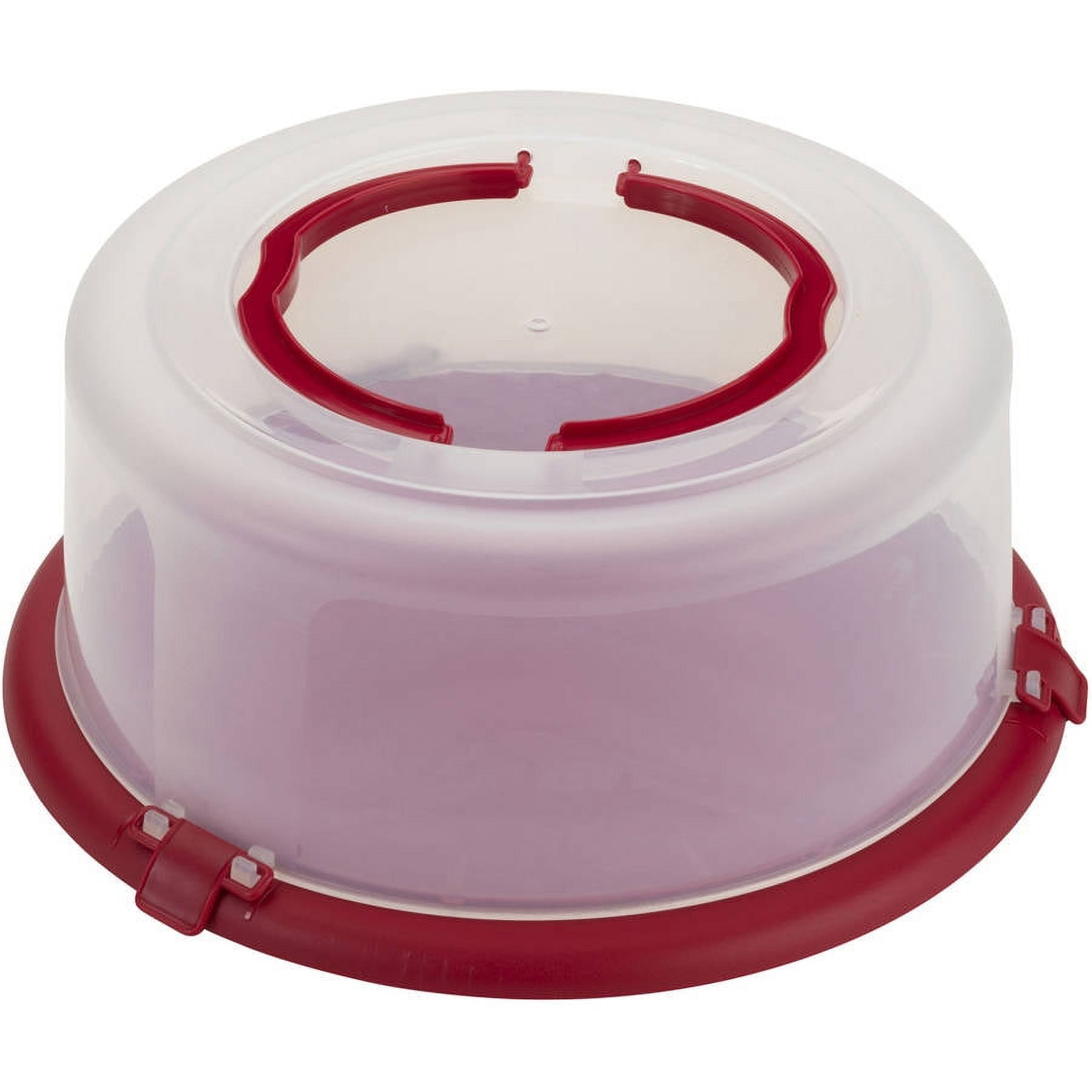 Round Cake Carrier with Lid and Handle for 10-Inch Desserts (12 x 5.9 In),  PACK - Kroger