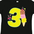 thumbnail image 4 of Inktastic Ice Cream Third Birthday Blue Boys or Girls Toddler T-Shirt, 4 of 5
