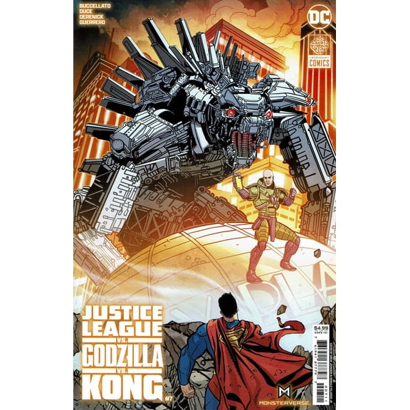 Justice League Vs. Godzilla Vs. Kong #7A VF ; DC Comic Book