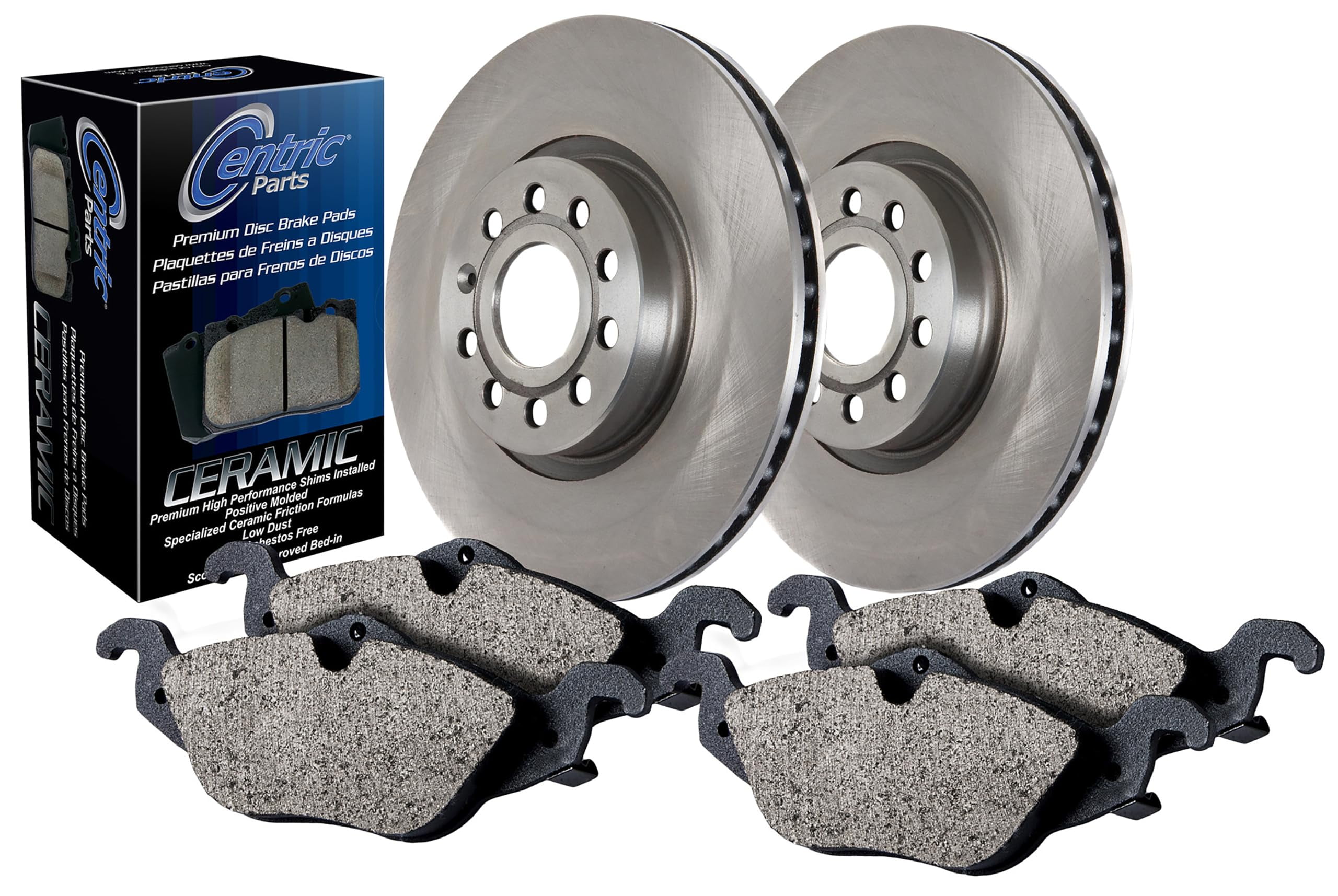 Centric Parts 908.62589 Centric Select Pack Single Axle Rear Brake Kit