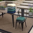 thumbnail image 6 of Arden Selections Outdoor Bistro Seat Cushion (4 Pack) 15 inch, Peacock Blue Green Texture, 6 of 9