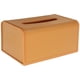 thumbnail image 1 of Caja dispensadora de servilletas, soporte para pañuelos de coche, caja para toallas de papel con textura de cuero sintético, 1 of 5