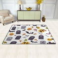thumbnail image 3 of Non-Slip Area Rug 31"x20" Indoor Washable Floor Mats Carpet Printed for Living Room, Bedroom, Home Decor Tombstones Halloween Theme, 3 of 7