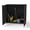 Black, variant on Decksplore 34”x15”x34” White Diamond-Shaped Outdoor Storage Cabinet – Slim Modern Shed for Balcony, Patio & Apartment Entrances – Space-Saving Design for Urban Homes
