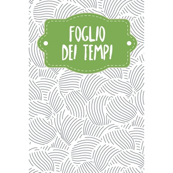 Foglio dei tempi: Fogli orari settimanali da completare per 2 anni - Motivo: Cozze astratte (Paperback)