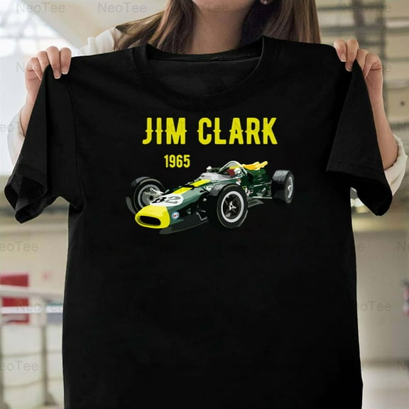 Jim Clark 1965 Lotus 38 F1 Premium Racing Legend Classic Motorsport T-Shirt Unisex, up to 5XL