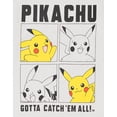 thumbnail image 3 of Camiseta Pokemon Boys Skater Clothes gris Pikachu 7-8 años, 3 of 7