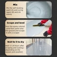 thumbnail image 5 of Epoxy Colored Sand Floor Paint, Epoxy Floor Paint High Gloss Marble Effect Coating for Indoor and Outdoor, Wear-resistant and non-slip Self-leveling Coating Blue 35OZ(1KG), 5 of 6
