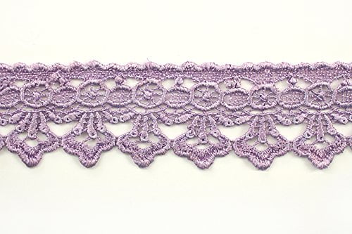 5//8/",3//4/",1/",1.25/",1.75/",2/" 3/",3.25/" Embroidered Coral Venice Lace Trim 2.5/"
