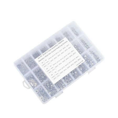 

Stainless Steel Metric Thread Self-Tapping Hexagon Socket Countersunk Head Rustproof Round Screw Knurled Bolts Nut Washer
