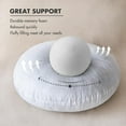 thumbnail image 2 of Round Pillow Insert, Memory Foam Circular Cushion Decorative Throw Pillow Stuffer Lumbar Sham Forms for Couch Bed Sofa, 2 of 4