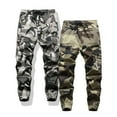 thumbnail image 2 of LYMAYTER 6-17Y Kids Elastic Waist Cargo Camo Pants Casual Outdoor Joggers Hiking Bottom Pants, 2 of 8