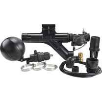 Zoeller 4014255 5.7 x 13.82 x 15.7 in. Basement Sentry 1200 GPH Thermoplastic Diaphragm Switch AC Submersible Backup Sump Pump, Black