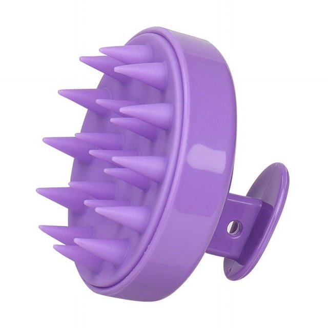 Masajeador de cuero cabelludo para el crecimiento del cabello, depurador de cuero cabelludo con cerdas de silicona suave para el crecimiento del cabello y la eliminación de la caspa, cepillo de champú