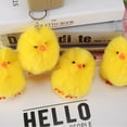 thumbnail image 2 of 2 llaveros de pato amarillo de peluche adorables, creativos, para colgar en bolsas (amarillo), 2 of 7