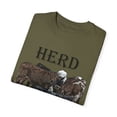 thumbnail image 3 of Herd That Cow | Farm | Heifer | Pun | Sarcasm | Sarcastic Unisex Garment-Dyed T-shirt, 3 of 4