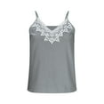 thumbnail image 4 of PFRNLF Lace Tank Tops for Women V Neck Spaghetti Strap Flowy Camisole Summer Soft Tank Tops, 4 of 9